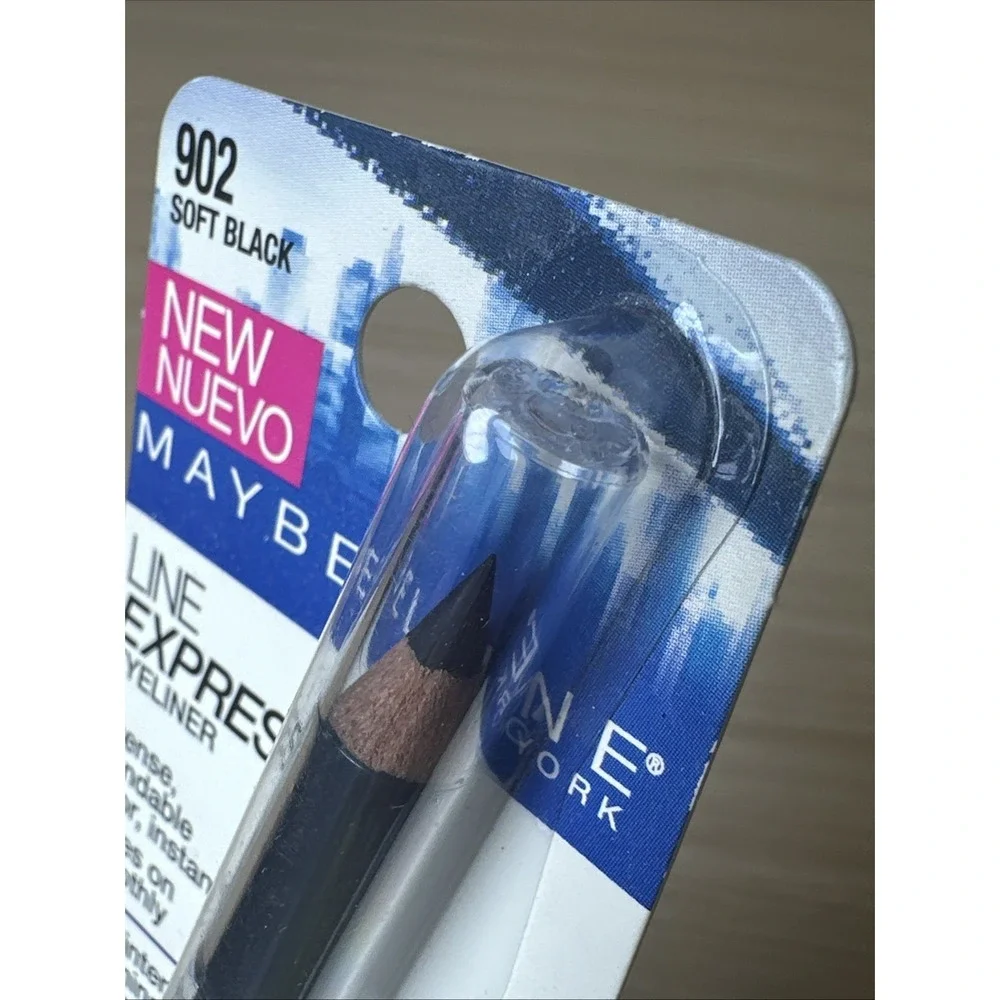 NEW Maybelline Line Express Wood Pencil Liner 902 Soft Black
